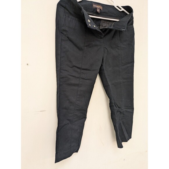 Dana Buchman Black Stretch Straight Leg Dress Pants Women's Size 4 Mid Rise - Picture 2 of 9